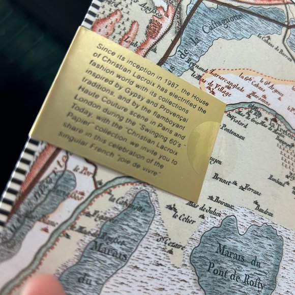 New Christian Lacroix Feria A6 Notebook - Picture 7 of 10